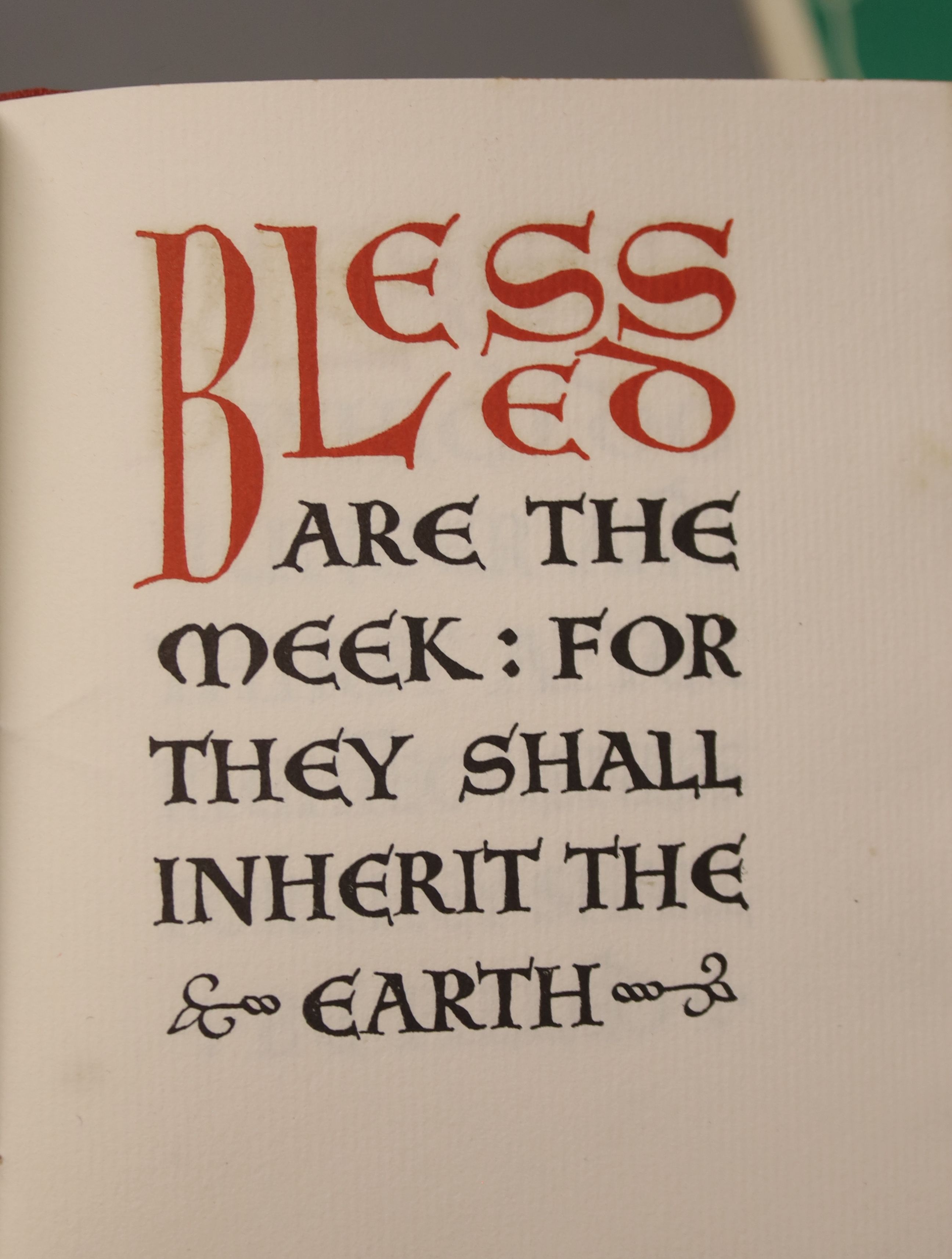 'The Beatitudes' from The Sermon on the Mount, a souvenir from the Festival of Britain 1951, 18mo, cased hardback, Mermaid Press, Bognor Regis, Sussex